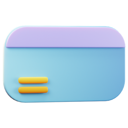 Credit Card  3D Icon