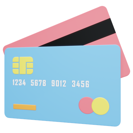 Credit Card  3D Illustration