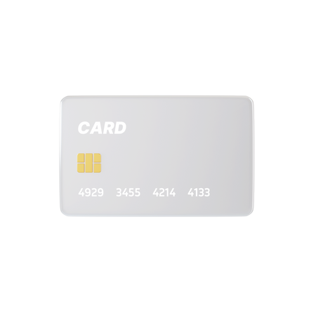 Credit Card  3D Illustration