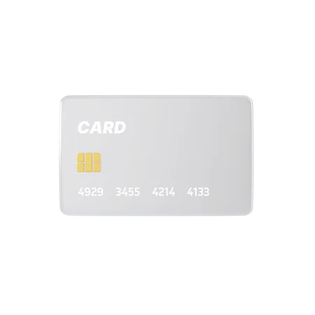 Credit Card  3D Illustration