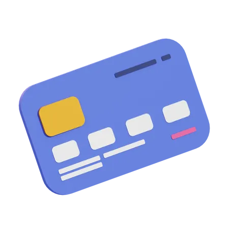 Credit Card  3D Illustration