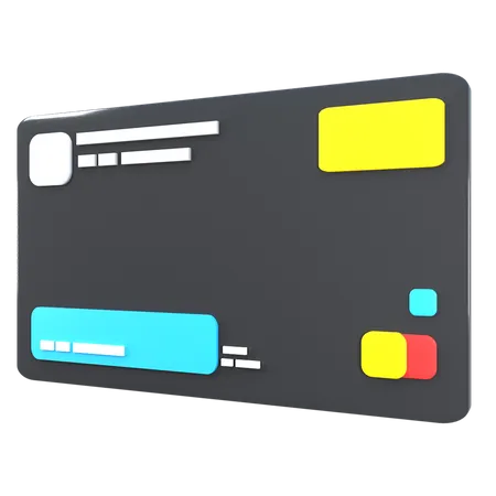 Credit Card  3D Illustration