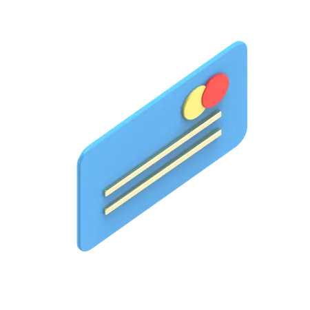 Credit Card  3D Illustration