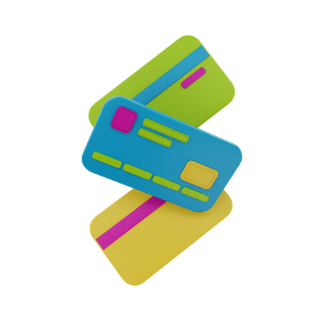 Credit Card  3D Illustration