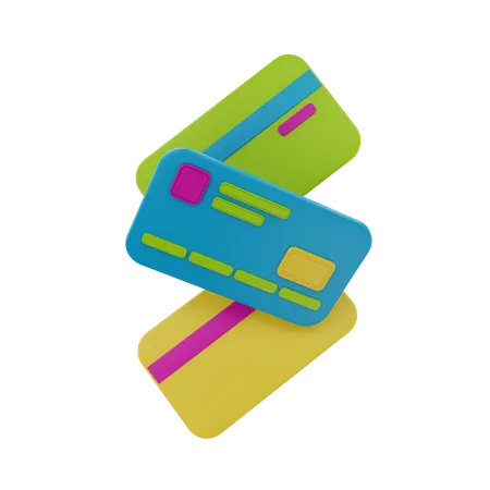 Credit Card  3D Illustration