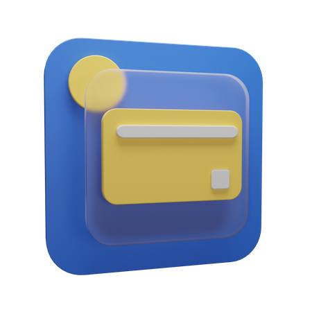 Credit card  3D Illustration