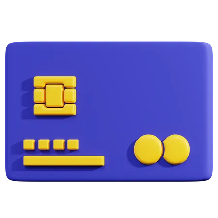 Credit Card  3D Illustration