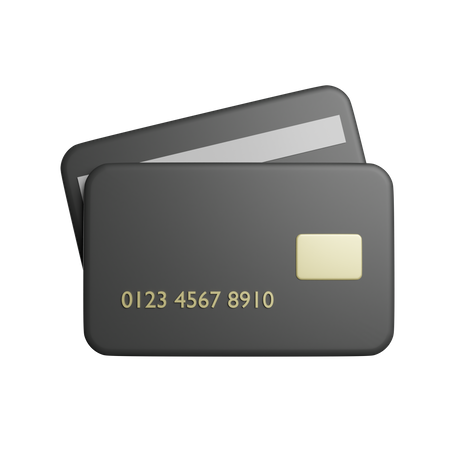 Credit Card  3D Illustration