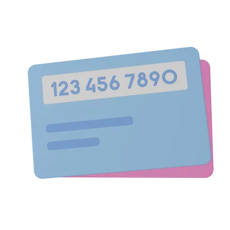 Credit Card  3D Illustration