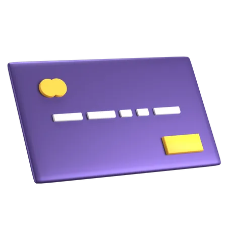 Credit Card  3D Illustration