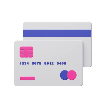 Credit Card  3D Illustration