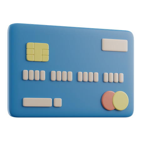 Credit Card  3D Illustration