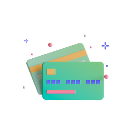 Credit Card  3D Illustration