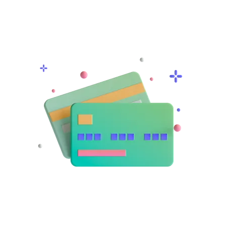 Credit Card  3D Illustration