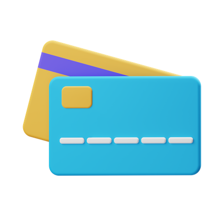 Credit Card  3D Illustration