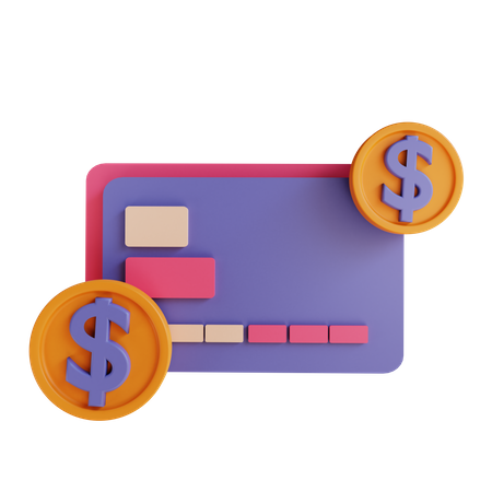 Credit Card  3D Illustration