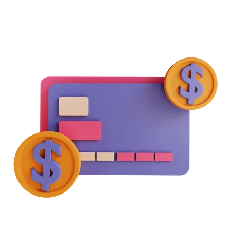 Credit Card  3D Illustration