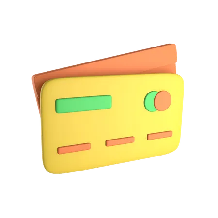 Credit Card  3D Illustration