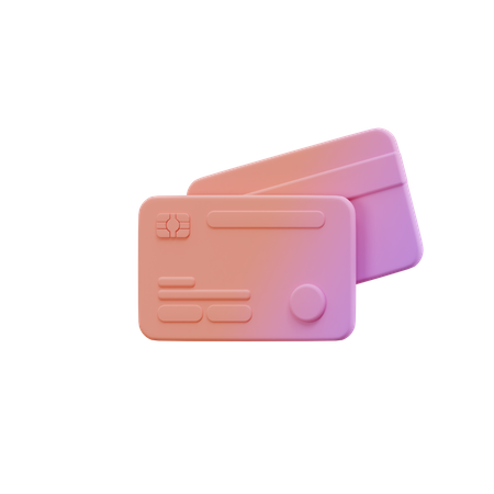 Credit Card  3D Illustration