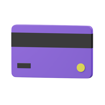 Credit Card  3D Illustration