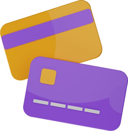 Credit Card  3D Illustration