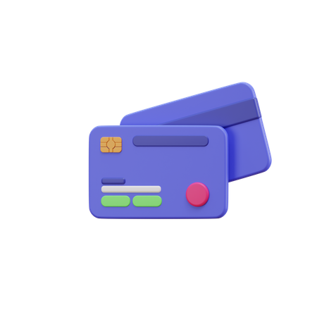 Credit Card  3D Illustration