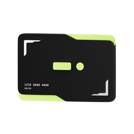 Credit Card  3D Illustration