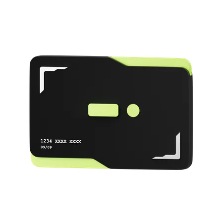 Credit Card  3D Illustration