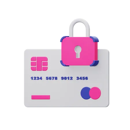 Credit Card  3D Illustration