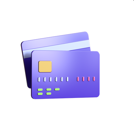 Credit Card  3D Illustration