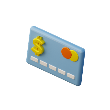 Credit Card  3D Illustration