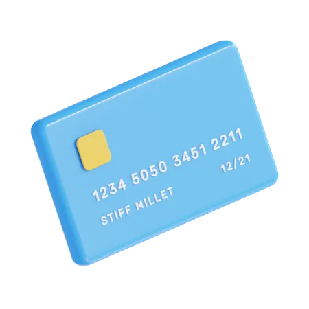 Credit Card  3D Illustration