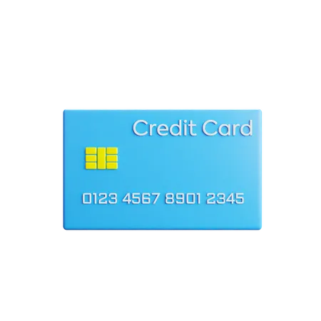 Credit Card  3D Illustration