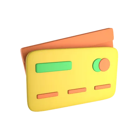3 D Credit Card Icon Illustration 3D Illustration