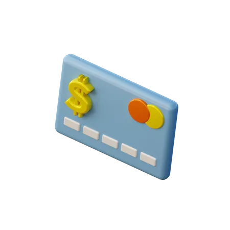 Credit Card 3D Illustration