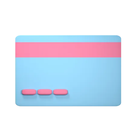 Credit Card Icon For Essential Icon 3D Illustration