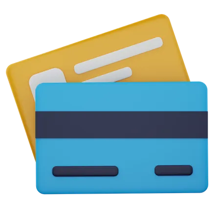 Credit Card Modern 3 D Icon Rendered 3D Icon