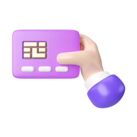 This Is Credit Card 3 D Render Illustration Icon High Resolution Png File Isolated On Transparent Background Available 3 D Model File Format BLEND OBJ FBX And GLTF 3D Icon