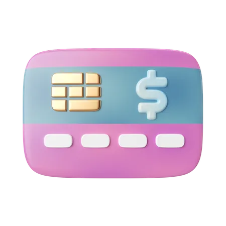 This Is Credit Card 3 D Render Illustration Icon High Resolution Png File Isolated On Transparent Background Available 3 D Model File Format BLEND OBJ FBX 3D Icon