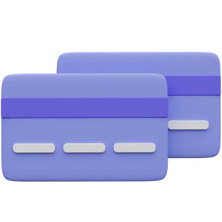Credit Card Debit Card 3 D Icon Illustration 3D Icon