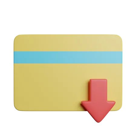 Credit Card Transaction 3D Icon