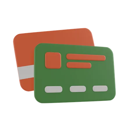 Credit Card Business 3 D Icon Render 3D Icon