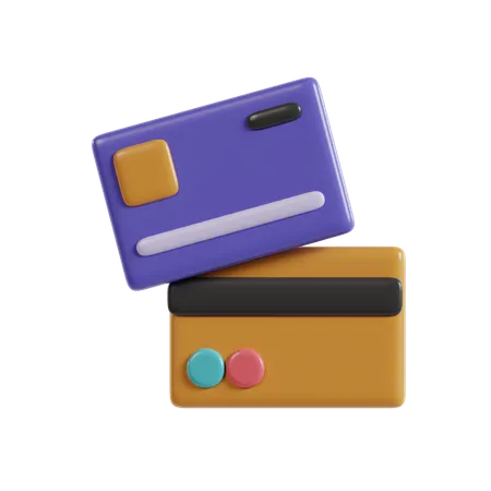 3 D Render Credit Card Icon 3D Icon