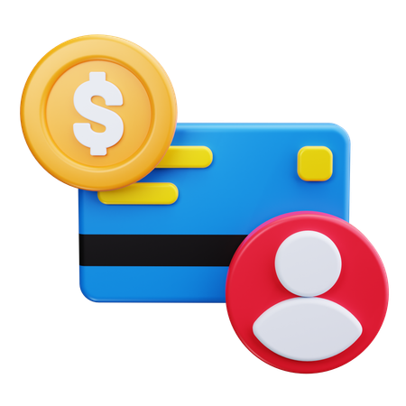 Credit Card Account  3D Icon