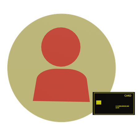 Credit Card Account  3D Icon