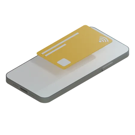 Credit Card Amber  3D Icon