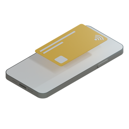 Credit Card Amber  3D Icon