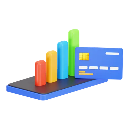 Credit Card Analysis  3D Icon