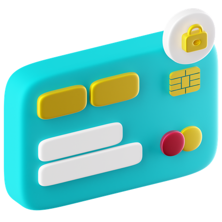 Credit Card Blocked  3D Icon