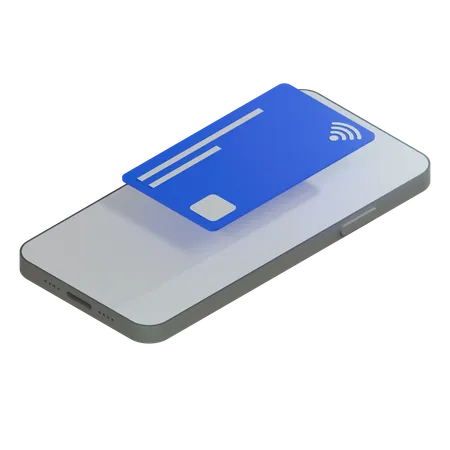 Credit Card Blue  3D Icon